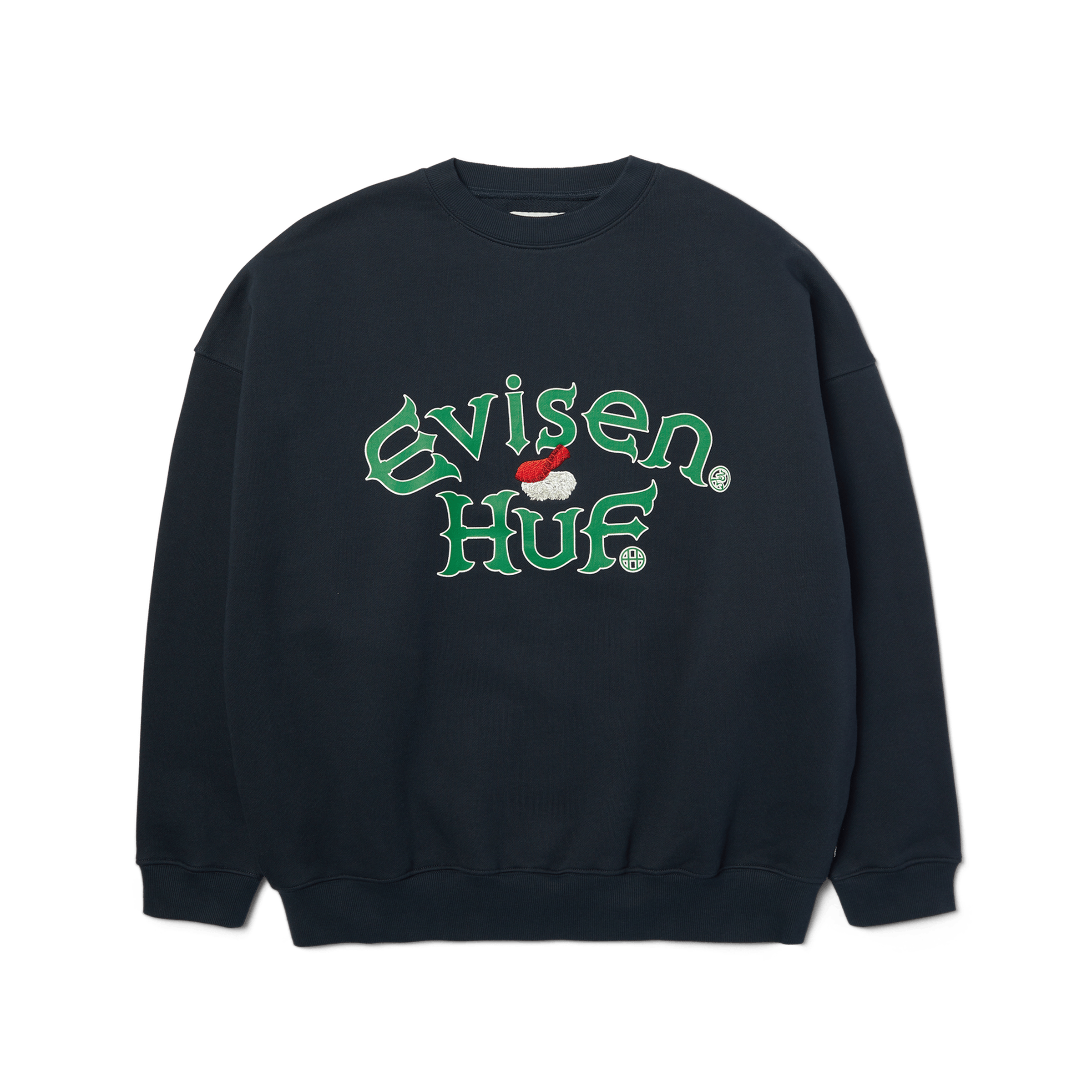 HUF x Evisen Sushi Crew Fleece Sweatshirt - Image 4