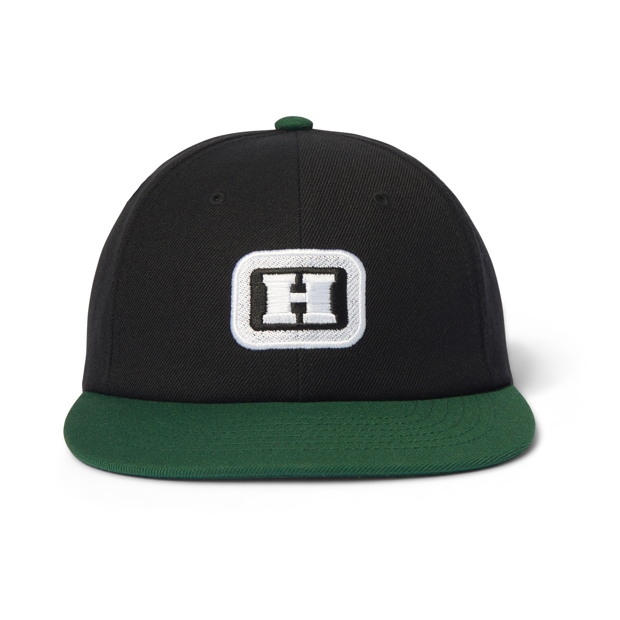Serif H 6-Panel Snapback Hat - Image 2
