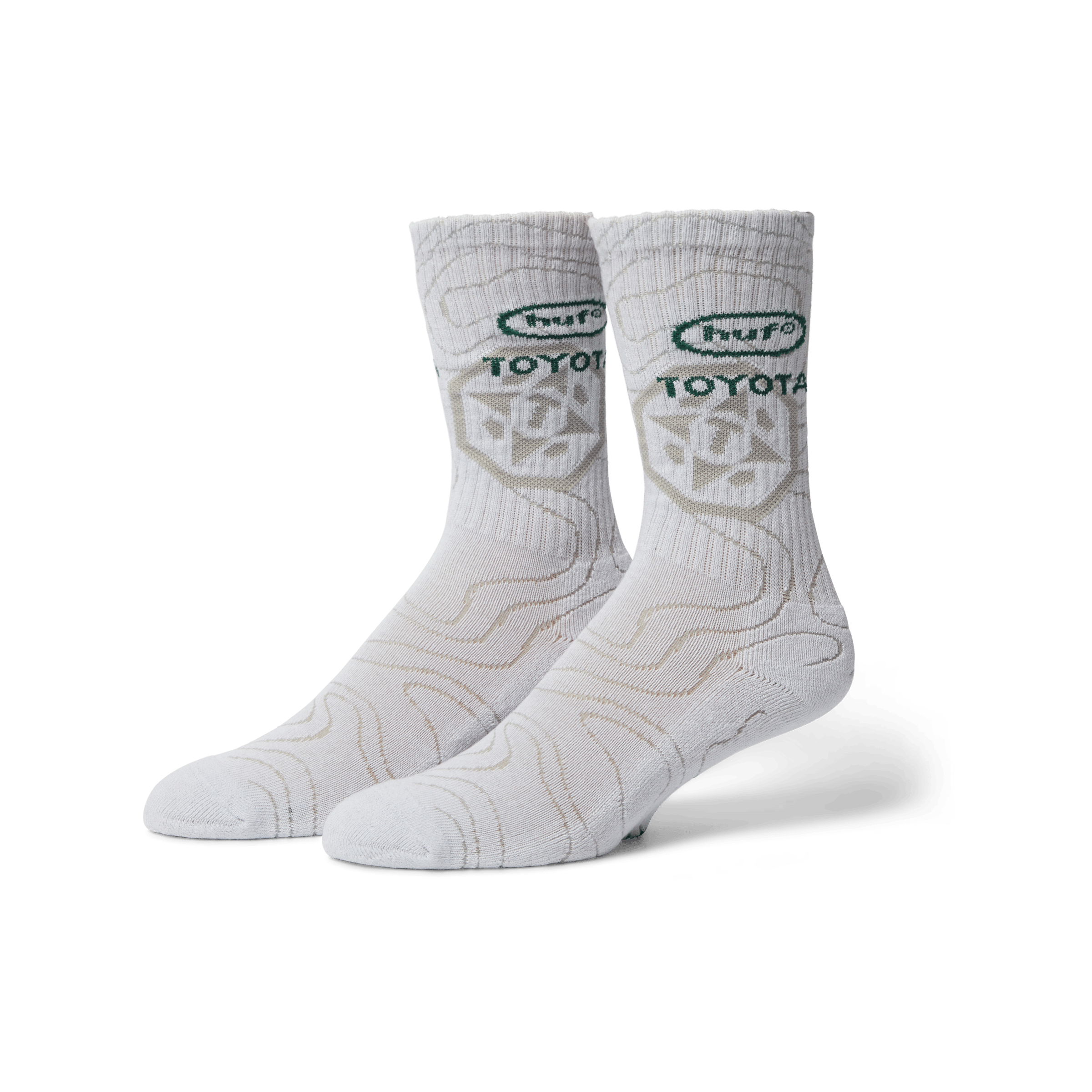 HUF x Toyota Trailhunter Topography Socks - Image 3